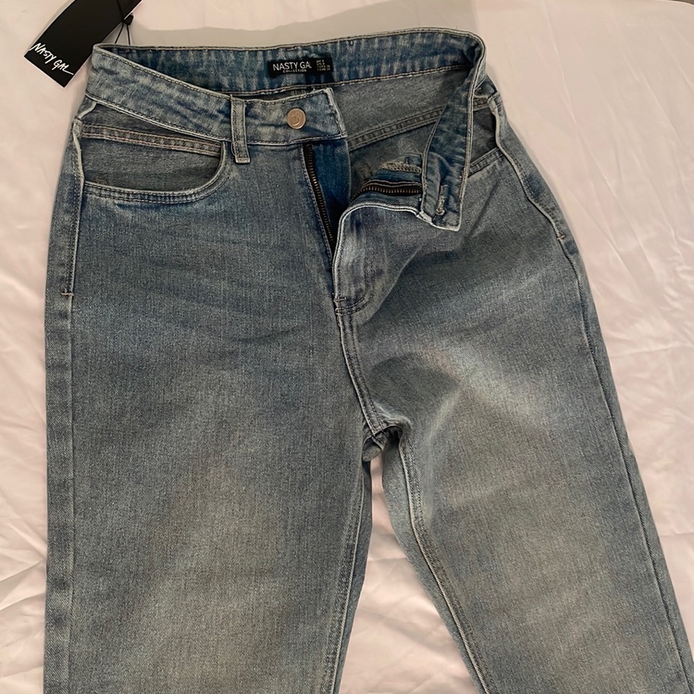 Nasty gal cut out of this world mom jeans